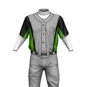 Servicio OEM, Uniforme de Béisbol Unisex de Último Diseño, Corte Ajustado, Alta Calidad, Precio Razonable, Uniforme de Béisbol de Color Sólido en Venta - Product Image 4