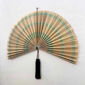 Abanico Grande de Bambú Natural Tejido a Mano, Decoración de Pared con Abanico Verde, Arte para Decorar el Hogar, Regalo Vietnamita para Parejas - Product Image 2