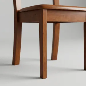 Classic Wooden Restaurant Dining Chair with <b>Ladder</b> Backrest Solid Seat and Sturdy Legs for Cafe Kitchen Home Furniture - Product Image 4