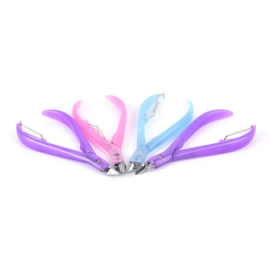 1 pièce Pince à cuticules en plastique et métal, ciseaux coupe-ongles personnalisés, outil de manucure pour éliminer les peaux mortes, outil d'art des ongles - Product Image 5