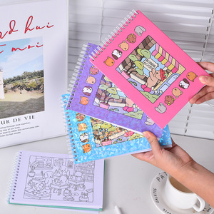 En Stock, Venta Caliente, Libro de Dibujo Grueso de Osito, Libro Educativo para Niños para Aliviar el Estrés, A5, 48 Páginas, para Pintar y Colorear - Product Image 3
