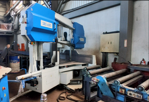Ligne d'automatisation de coupe de faisceau en H Scie à ruban numérique à double onglet de coupe CNC de haute précision - Product Image 2