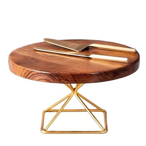 ชั้นวางเค้กไม้กระถินเทศแท้ 100% ดีไซน์ทันสมัย เหมาะสำหรับงานแต่งงาน ช่วงเวลาพักผ่อนดื่มชา งานเลี้ยงฉลอง และการตกแต่งบ้านหรูหรา - Product Image 4