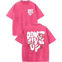 T-shirt en jersey surdimensionné à succès – Solution d'impression personnalisée pour broderie, DTF, DTG, transfert thermique, sérigraphie, délavage à l'acide