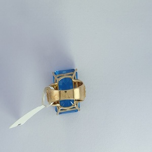 Anillo de Oro Amarillo de 14K para Mujer, Joya Sofisticada, Adorno de Moda para Uso Diario, Colección de Bodas - Product Image 2
