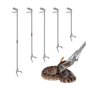 Professional Dog & Reptile Catcher Tool German Stainless Steel Clamp Tong Veterinary <b>Equipment</b> Durable Design Reusable - Product Image 6