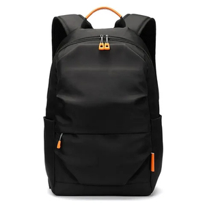 Nylon <b>Backpack</b> With Adjustable <b>Strap</b> Zipper Closure 20-30L Capacity Unisex Casual Daily Use Solid Color Durable Design - Product Image 1