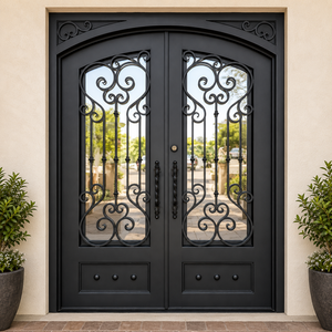 Puertas Metálicas de Hierro Forjado para Entradas Exteriores con Diseños Hechos a Mano, Elegancia Atemporal y Seguridad Superior para el Hogar - Product Image 1