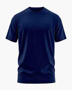 T-shirt à manches courtes pour homme, col rond, 100% coton jersey, coupe classique, couleur unie, design simple - Product Image 2