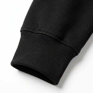 Sweat à capuche noir personnalisé renforcé pour la sécurité en moto en hiver avec doublure en polaire 100% coton de haute qualité en provenance du Pakistan - Product Image 5