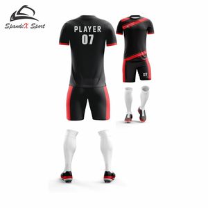 Uniformes de Portero de Fútbol Personalizados, 100% Poliéster, Impresión Digital, Transpirables, de Secado Rápido, Manga Corta, Ajustados, Servicio OEM - Product Image 2