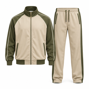 2026 Quality Football Training Suit Sets Long Sleeve <b>Kids</b> Men Tracksuit with Printed Pattern OEM Service - Product Image 1