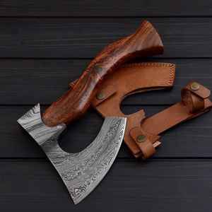 Hacha Vikinga Premium de Grado Industrial Forjada a Mano con Mango de Madera OEM, Hecha a Mano con Garantía de 3 Años para Bricolaje al Aire Libre - Product Image 1