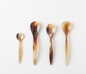 Handmade Natural Buffalo Horn Spoon Long Handle <b>Mirror</b> Polish Minimalist Design Durable Eco-Friendly Dishwasher Safe Spoon - Product Image 4