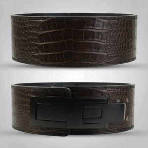 Ceinture de musculation en cuir réglable Crocodile, épaisseur 10-13 mm, protection avancée, soutien lombaire, musculation - Product Image 2
