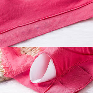 Soutien-gorge de sport en dentelle pour femmes grandes tailles, avec boucle latérale réglable, sans armatures, confortable - Product Image 4