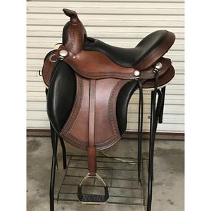Silla de montar para caballo de primera calidad en venta, compre en línea, silla de montar inglesa de cuero genuino resistente para carreras de caballos, estilo australiano - Product Image 6