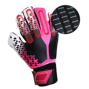 Football Goalkeeper Gloves Full Finger Non-Slip Breathable PU Material Finger Thumb Protection Adjustable Wrist <b>Strap</b> Glove - Product Image 2