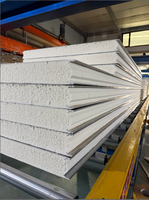 Panneau sandwich PIR 16/20 mm à motif brique sculptée pour revêtement mural extérieur industriel d'entrepôt et de maison préfabriquée, résistant au feu et à l'eau