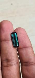 พลอยทัวร์มาลีนสีน้ำเงินอินดิโกธรรมชาติทรงแปดเหลี่ยมเจียระไน - Product Image 4