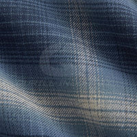 Kemeja Flanel Pria Lengan Panjang Motif Kotak-kotak Katun Kancing Depan Regular Fit Dua Saku Dada Ramah Lingkungan Bernapas