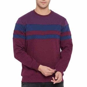 Wholesale Men's Custom <b>Designs</b> Crew Neck Pullover Sweatshirt Regular Fit Knitted Casual Autumn Breathable Men Sweatshirts - Product Image 1