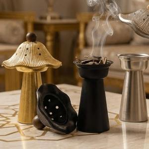 Luxury Arabic Bakhoor Burner Metal Oud Incense Burner Decorative Lid Middle East Home Fragrance Decor Ramadan <b>Eid</b> <b>Gift</b> - Product Image 6