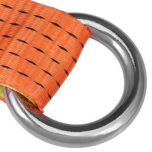 2\" X 120\" Lasso Style <b>Car</b> Tie Straps Kit Ratchet Tire Straps with 5512 LBS Working Load 11023 LBS Breaking Strength Flat <b>Hooks</b> - Product Image 6