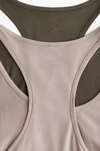 เสื้อกล้ามออกกำลังกายโยคะฟิตเนสสำหรับผู้หญิงไซส์ใหญ่ แห้งเร็ว ไม่หดตัว ระบายอากาศได้ดี ผ้ายืดสแปนเด็กซ์ ซักแล้ว - Product Image 5