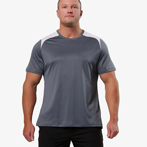 เสื้อยืดคอตตอนหนาน้ำหนักมากทรงโอเวอร์ไซส์สำหรับผู้ชาย ขายส่ง รับสกรีนโลโก้ เสื้อยืดแฟชั่นแขนสั้นเรียบง่าย - Product Image 6