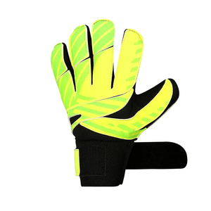 Nuevos Guantes de Portero de Fútbol con Diseño de Logotipo Personalizado OEM ODM, de Cuero Impermeable, Antideslizantes, con Correa de Muñeca Ajustable y Protección UV - Product Image 1