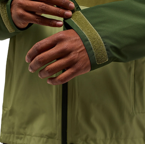 Color Block Hooded Winter Windbreaker <b>Jacket</b> Unisex Outdoor Canvas Zipper Waterproof Rain <b>Jackets</b> Men - Product Image 3