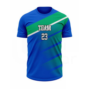 Vêtements de football personnalisés Fournisseur en vrac Vente en gros d'usine OEM Maillots de football en polyester Uniformes d'équipe Impression de logo Bas quantité minimale de commande Séchage rapide - Product Image 1