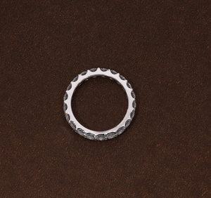 Bague de fiançailles vintage en diamant de laboratoire, argent 925, certifiée IGI, bijoux pour cadeaux d'anniversaire et de mariage - Product Image 3