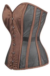 คอร์เซ็ตของผู้หญิงวินเทจชุดกระชับสัดส่วนเซ็กซี่แบบโอเวอร์บัสเทจคอร์เซ็ทผ้าบอร์เคดระบายอากาศทันสมัยสำหรับขนาดใหญ่พิเศษ - Product Image 3