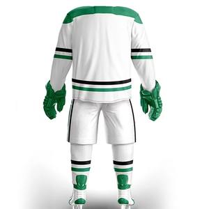 Conjunto de Uniforme de Hockey sobre Hielo al por Mayor para Equipos Profesionales y Escolares con Construcción Deportiva Resistente - Product Image 6