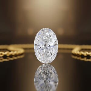 Diamant ovale VVS2 de 9,03 carats certifié IGI, cultivé en laboratoire, non monté - Product Image 3
