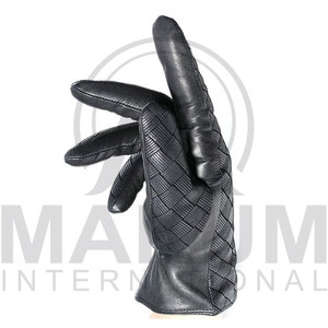 Soft Winter Women Genuine Cow Leather <b>Touchscreen</b> <b>Gloves</b> Plain Design Breathable Eco-Friendly Casual Outdoor Warm Leather - Product Image 4