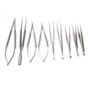 Juego de Instrumentos de Microcirugía de Acero Inoxidable, Kit Quirúrgico Manual de Alta Calidad, Certificado CE, Herramientas para Uso Médico Hospitalario - Product Image 1
