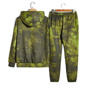 Chándal de Invierno para Hombre de Primera Calidad con Capucha y Estampado Tie Dye, Tejido Suave, Cómodo de Usar, Estilo Moderno - Product Image 2