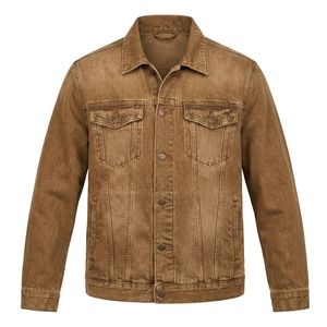 Veste en jean pour hommes en denim selvedge, étiquette personnalisée pour marques de vêtements haut de gamme, vente en gros directe usine - Product Image 3