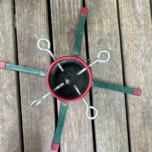 Adjustable Metal Christmas <b>Tree</b> <b>Stand</b> for Natural and Artificial <b>Trees</b> - Product Image 1