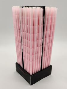 Bongchie Tower Box 900 Ultra-Thin 84mm <b>Pre</b> <b>Rolled</b> Pink <b>Cones</b> One Quarter Slow Burning Paper - Product Image 6
