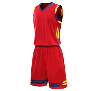 Conjunto de Uniforme de Baloncesto Personalizado, Jersey y Pantalones Cortos de Malla Suave, Transpirable y de Secado Rápido, Ropa Deportiva para Adultos, Jóvenes, Clubes y Escuelas - Product Image 4