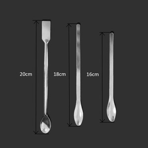 BAFA SURGICAL INSTRUMENTS Juego de cucharas para medicamentos de acero inoxidable de 16/18/20 cm, cortador de ligamentos, certificado CE, agarre ergonómico para - Product Image 1