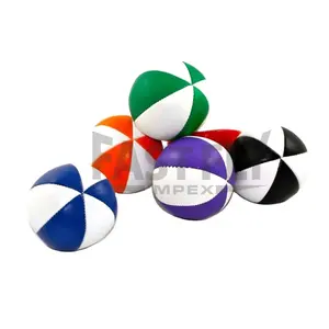 Custom Sport Game Bulk Juggling Ball Set Beginners Pu Soft Leather