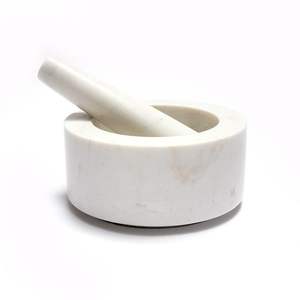 Mortero y Pilón de Piedra Negra Elegante, en Oferta, para Moler Especias, Hierbas y Granos, Utensilio de Cocina Duradero - Product Image 6