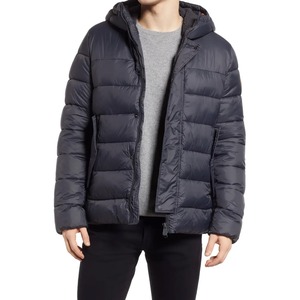 Latest Design Customized Men Puffer <b>Jacket</b> With Hooded Padded Zipped Casual Wear Quilt Winter Factory Price Men Puffer <b>Jacket</b> - Product Image 1