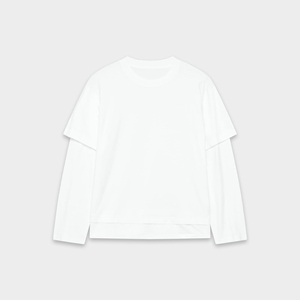 Camiseta de mujer sexy de doble capa 2026, nueva, con hombros caídos, manga larga, estampada, de color liso, para verano - Product Image 6