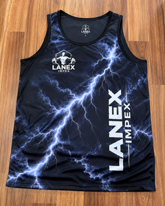 Custom Black Lightning Gym Tank Top for Men 3D Sublimation Bodybuilding <b>Stringer</b> <b>Vest</b> Sleeveless Fitness Workout Sportswear OEM - Product Image 6